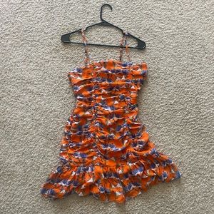 Parker ruched mini dress